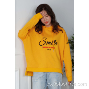 Sudaderas con capucha estampadas sueltas de diseño corto